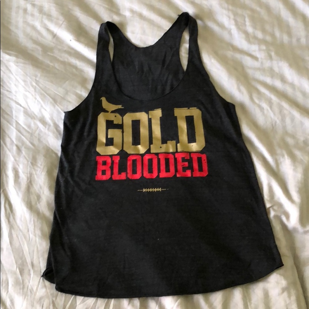 49ers Gold Booded Adapt women’s Tank
